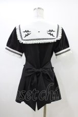 画像2: NieR Clothing / レースアップワンピース F 黒 H-26-06-17-009-PU-OP-AK-ZH (2)