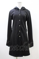 画像1: NieR Clothing / ロングボタンカーデ  黒 H-26-06-17-011-PU-TO-AK-ZH (1)