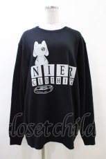 画像1: NieR Clothing / プリントSWEAT   黒 H-26-06-17-017-PU-TO-AK-ZH (1)