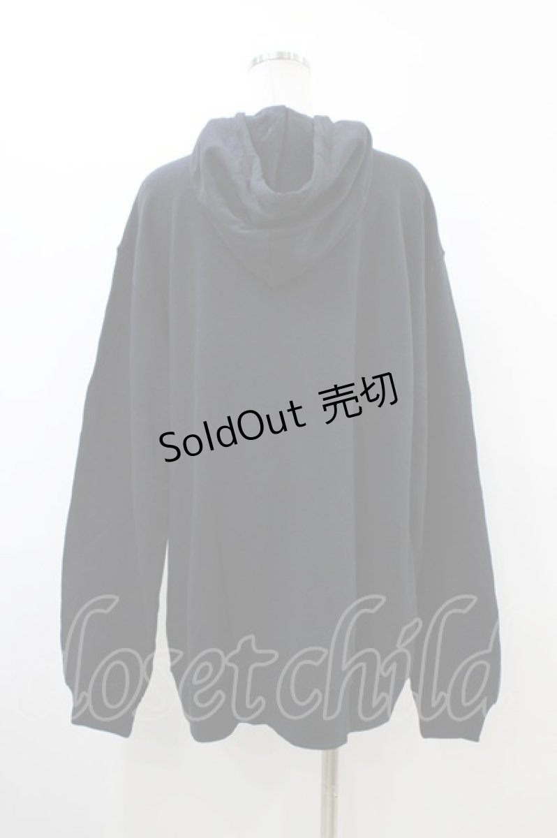 画像2: NieR Clothing / プリントプルパーカー 2XL 黒 H-26-06-17-019-PU-TO-AK-ZH (2)