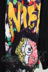 画像3: NieR Clothing / プリント切替カットソー  黒 H-26-06-17-022-PU-TO-AK-ZH (3)