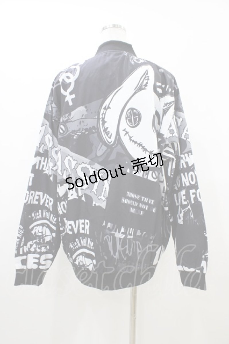 画像2: NieR Clothing / LIGHT BLOUSON JACKET F 黒 H-26-06-17-027-PU-JA-AK-ZH (2)