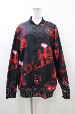 画像1: NieR Clothing / 総柄プリントブルゾン F 黒×赤 H-26-06-17-028-PU-JA-AK-ZH (1)