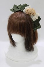 画像1: Innocent World / ドロテアローズカチューシャ  グリーン H-26-06-18-1016-IW-AC-NS-ZH (1)