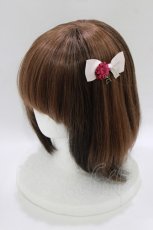 画像1: Emily Temple cute / 糸車リボンヘアクリップ  ピンク H-26-06-18-076-ET-AC-AK-ZH (1)