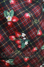 画像4: Emily Temple cute / Strawberry Tartanワンピース  レッド H-26-06-18-008-ET-OP-AK-ZH (4)