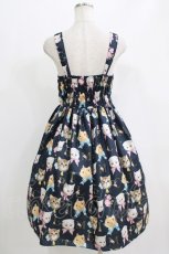 画像3: Emily Temple cute / Alphabet CATSノースリーブワンピース M ネイビー H-26-06-18-013-ET-OP-AK-ZH (3)