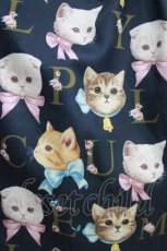 画像4: Emily Temple cute / Alphabet CATSノースリーブワンピース M ネイビー H-26-06-18-013-ET-OP-AK-ZH (4)