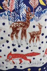 画像4: Emily Temple cute / Snow Forestノースリーブワンピース  ネイビー H-26-06-18-018-ET-OP-AK-ZH (4)
