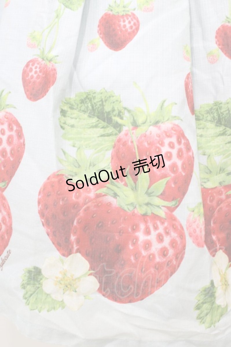 画像5: Emily Temple cute / トリプルStrawberryノースリーブワンピース M サックス H-26-06-19-028-ET-OP-NS-ZH (5)