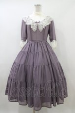画像1: Innocent World / 野に咲く薔薇のワンピース M Dusty Purple H-26-06-19-1029-IW-OP-NS-ZH (1)