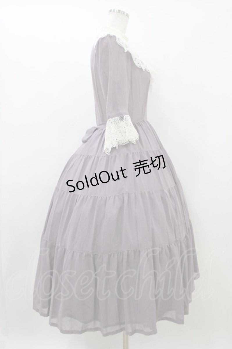 画像3: Innocent World / 野に咲く薔薇のワンピース M Dusty Purple H-26-06-19-1029-IW-OP-NS-ZH (3)