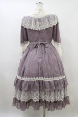 画像2: Innocent World / トワルドジュイ アニバーサリードレス M グレイッシュパープル×生成/Grayish Purple×Beige H-26-06-19-1030-IW-OP-NS-ZH (2)