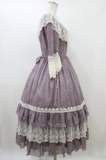画像3: Innocent World / トワルドジュイ アニバーサリードレス M グレイッシュパープル×生成/Grayish Purple×Beige H-26-06-19-1030-IW-OP-NS-ZH (3)