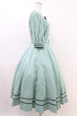 画像3: Innocent World / エレノアワンピース M セラドングリーン×ショコラ/Celadon Green×Chocolat H-26-06-19-1031-IW-OP-NS-ZH (3)