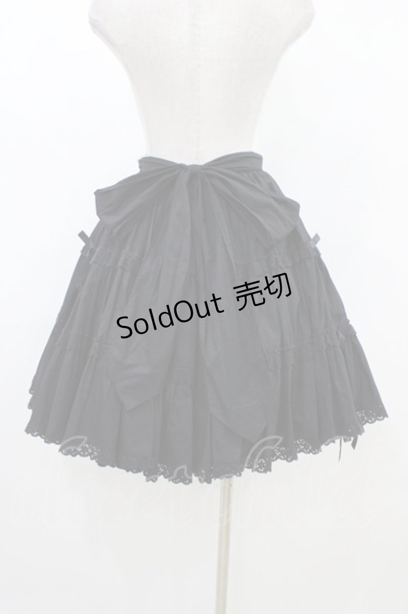画像2: metamorphose / ティアードスカート Free ブラック H-26-06-19-1040-ME-SK-NS-ZH (2)