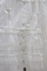 画像4: Innocent World / クロスレースペチスカート M/74cm丈 白 H-26-06-19-1043-IW-SK-NS-ZH (4)