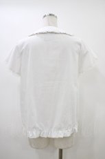 画像2: mille fille closet by LODISPOTTO / パールボタンブラウス M ホワイト H-26-06-19-1056-LO-BL-NS-ZH (2)