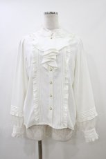 画像1: Amavel / Vintage Doll フリルブラウス Free オフ H-26-06-19-1058-CA-BL-NS-ZH (1)