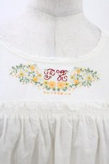 画像3: PINK HOUSE / クロスステッチロゴ刺繍入りブラウス FREE アイボリー H-26-06-19-1060-LO-BL-YZ-ZH (3)