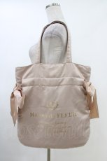 画像1: Maison de FLEUR / ダブルリボントートバッグ  ベージュ H-26-06-19-1018-LO-BG-NS-ZH (1)