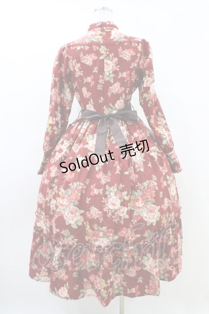 画像2: Innocent World / ロマンティックワンピース M Rose Red H-26-06-19-1026-IW-OP-NS-ZH (2)