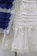 画像5: Innocent World / ハピネスローズドレス M ブルー×生成 H-26-06-19-009-IW-OP-NS-ZH (5)