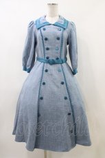 画像1: Innocent World / セレーネワンピース M ライトブルー×ブルー/Light Blue×Blue H-26-06-19-013-IW-OP-NS-ZH (1)