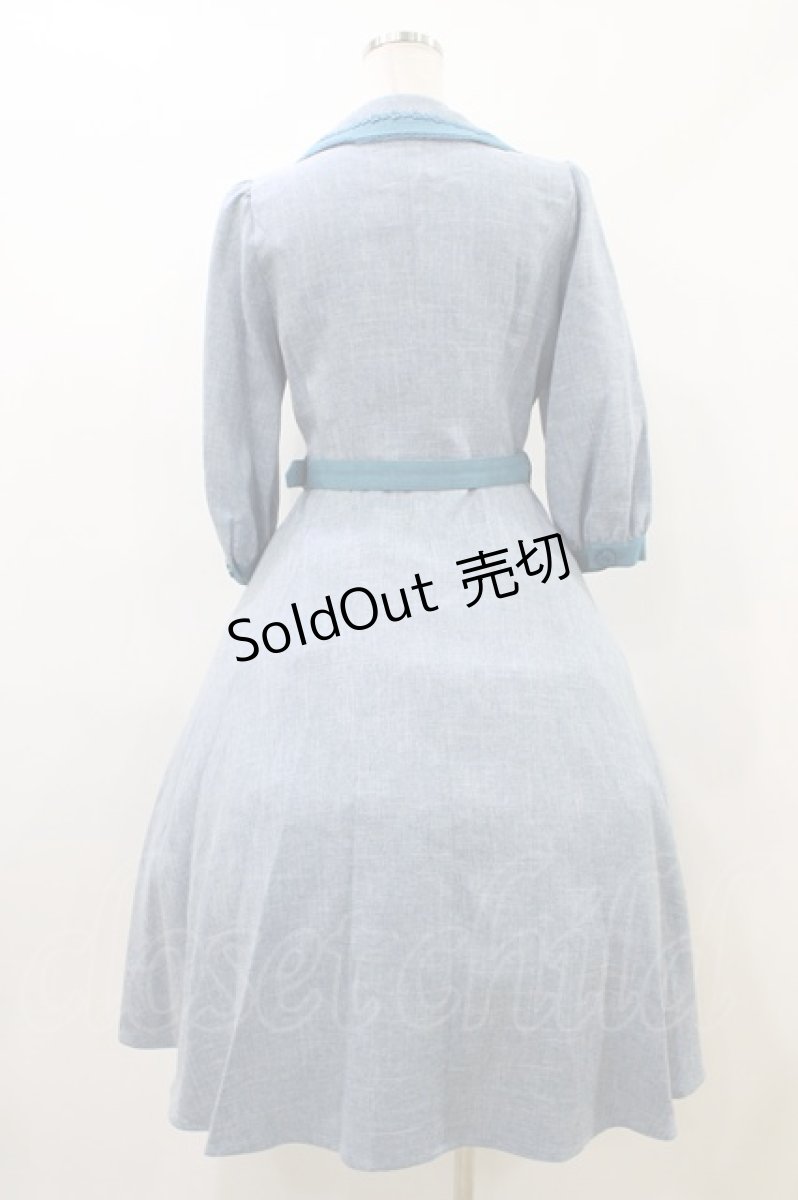 画像2: Innocent World / セレーネワンピース M ライトブルー×ブルー/Light Blue×Blue H-26-06-19-013-IW-OP-NS-ZH (2)