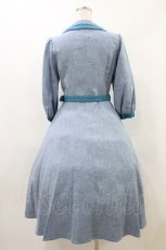 画像2: Innocent World / セレーネワンピース M ライトブルー×ブルー/Light Blue×Blue H-26-06-19-013-IW-OP-NS-ZH (2)