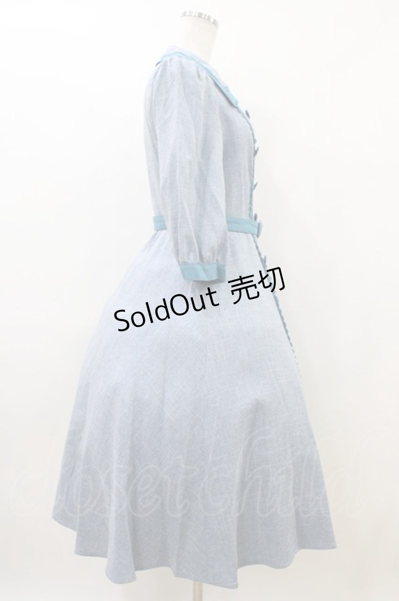 画像3: Innocent World / セレーネワンピース M ライトブルー×ブルー/Light Blue×Blue H-26-06-19-013-IW-OP-NS-ZH (3)
