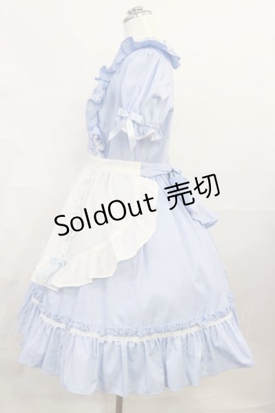 Angelic Pretty / Afternoon CafeワンピースSet Free サックス H-26-06