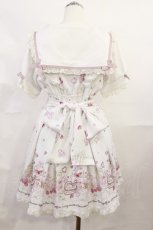 画像3: LIZ LISA / ManyHeartsAfternoontea柄ワンピース 0 白 H-26-06-20-005-LO-OP-NS-ZH (3)
