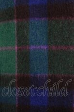 画像4: Jane Marple / ウールタータンのセドリックコート M ネイビー×ネイビー H-26-06-21-003-JM-CO-AK-ZH (4)