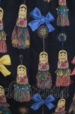 画像4: Jane Marple / Little tassel dollsトロンプルイユドレス M ネイビー×ブラック H-26-06-21-004-JM-OP-AK-ZH (4)