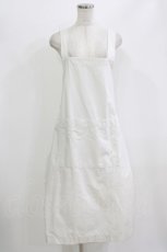 画像1: Jane Marple Dans Le Salon / Pocket apron dress M アイボリー H-26-06-21-006-JM-OP-AK-ZH (1)