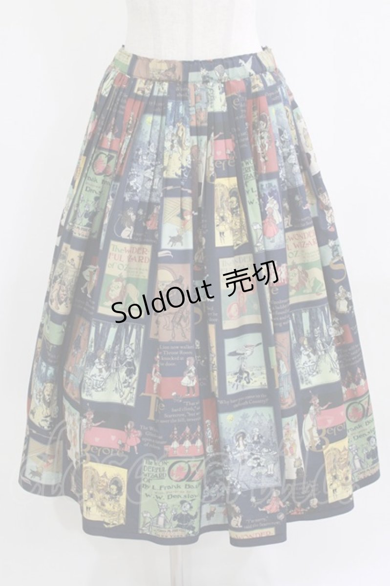画像1: Jane Marple / The Wizard of Ozタックプリーツスカート M ネイビー H-26-06-21-013-JM-SK-AK-ZH (1)