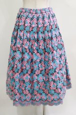 画像3: Jane Marple Dans Le Salon / Flower embroideryタックスカート M SKB×PI H-26-06-21-016-JM-SK-AK-ZH (3)