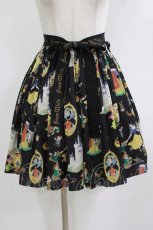 画像1: Jane Marple / クラシックSnow Whiteのミニスカート M ブラック H-26-06-21-023-JM-SK-AK-ZH (1)