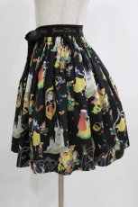 画像2: Jane Marple / クラシックSnow Whiteのミニスカート M ブラック H-26-06-21-023-JM-SK-AK-ZH (2)