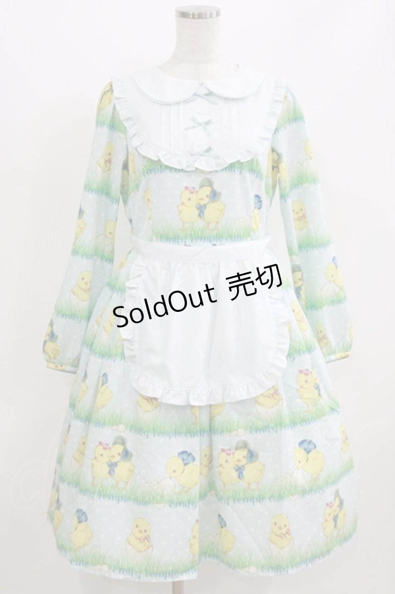 画像1: Emily Temple cute / Baby Chickワンピース M サックス H-26-06-22-003-ET-OP-AK-ZH (1)