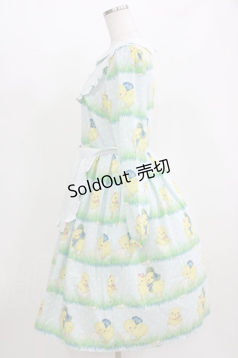 画像2: Emily Temple cute / Baby Chickワンピース M サックス H-26-06-22-003-ET-OP-AK-ZH (2)
