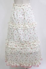 画像3: MILK / フリルfizzスカート  オフ×フラワープリント H-26-06-22-035-ML-SK-AK-ZH (3)