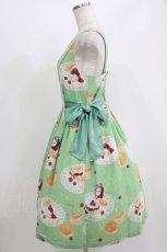 画像2: Emily Temple cute / milk sconeノースリーブワンピース  グリーン H-26-06-22-004-ET-OP-AK-ZH (2)
