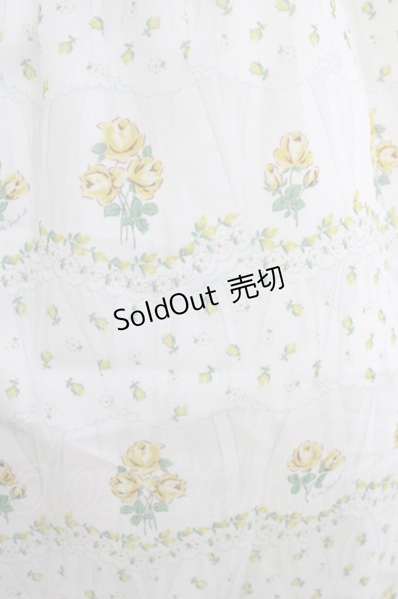 画像4: Emily Temple cute / petit rose frill ノースリーブワンピース M Yellow Rose H-26-06-22-040-ET-OP-AK-ZH (4)