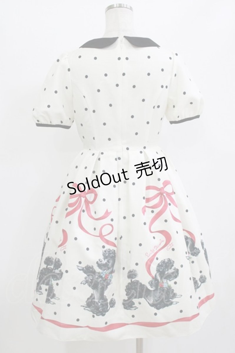 画像3: Emily Temple cute / Poodle Ribbonワンピース  アイボリー H-26-06-22-041-ET-OP-AK-ZH (3)