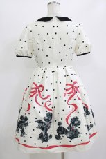 画像3: Emily Temple cute / Poodle Ribbonワンピース  アイボリー H-26-06-22-041-ET-OP-AK-ZH (3)