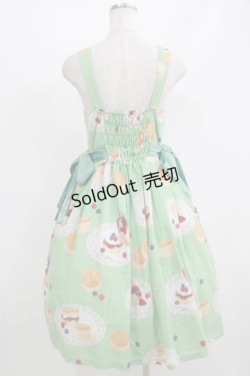 画像3: Emily Temple cute / milk sconeノースリーブワンピース  グリーン H-26-06-22-004-ET-OP-AK-ZH (3)