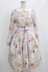 画像1: Emily Temple cute / Anniversary Patchworkワンピース M オフ H-26-06-22-043-ET-OP-AK-ZH (1)