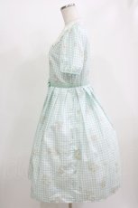 画像2: Emily Temple cute / とんすけとミス・バニー/Happy Springワンピース  ミント H-26-06-22-005-ET-OP-AK-ZH (2)